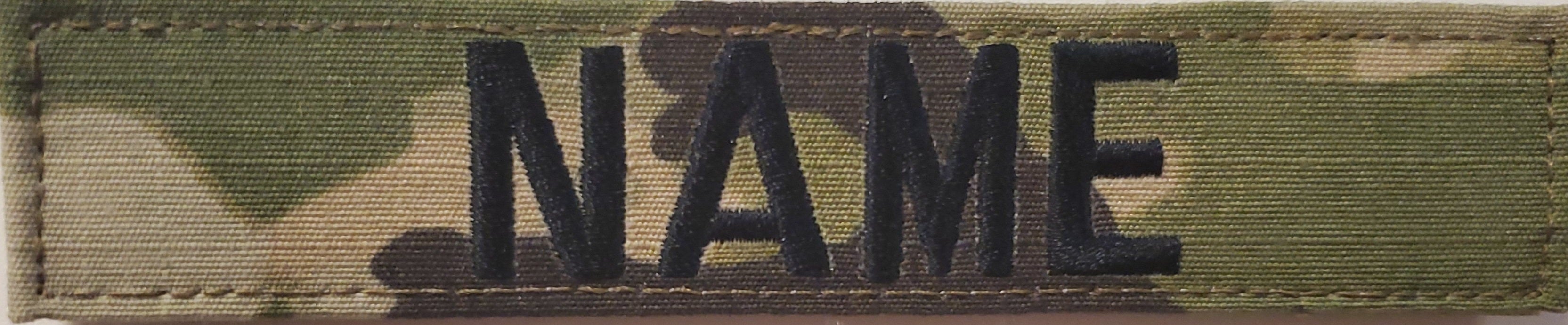 U.S. Army Name Tape (Hook Backing)