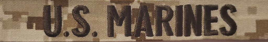 U.S. Marines Desert Marpat Branch Tape (Sew-On)